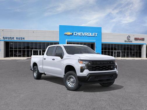 Summit White 2026 Chevrolet Silverado 1500 WT