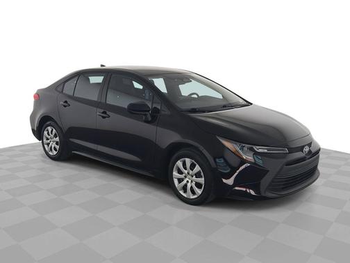 Midnight Black Metallic 2025 Toyota Corolla LE