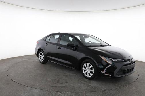 Midnight Black Metallic 2025 Toyota Corolla LE