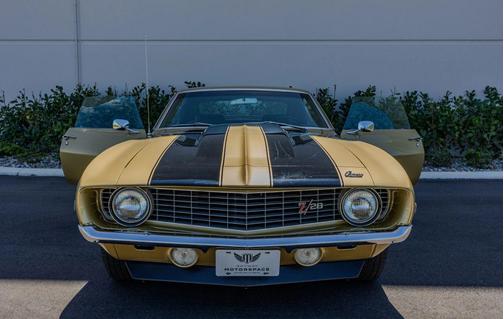 Olympic Gold 1969 Chevrolet Camaro Base