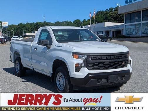 Summit White 2026 Chevrolet Silverado 1500 WT