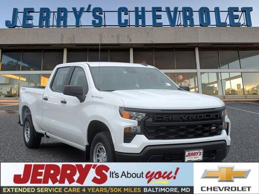 Summit White 2026 Chevrolet Silverado 1500 WT