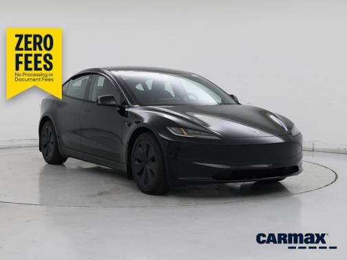 Black 2025 Tesla Model 3 Long Range