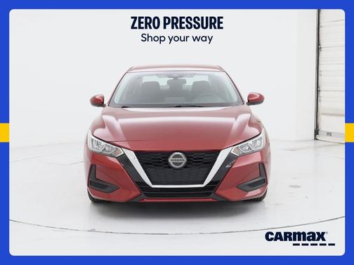 Red 2021 Nissan Sentra SV