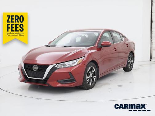 Red 2021 Nissan Sentra SV