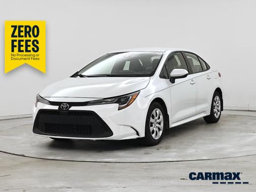 White 2022 Toyota Corolla LE