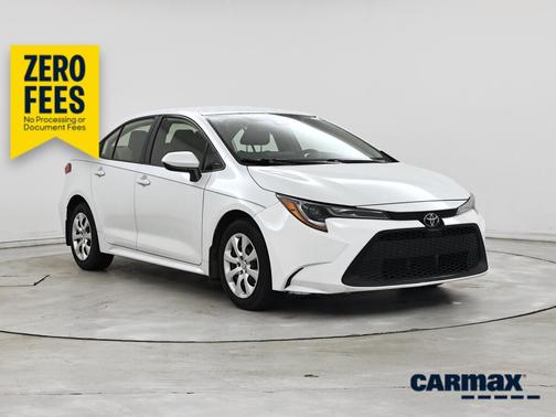 White 2022 Toyota Corolla LE