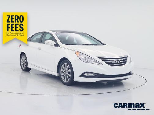 White 2014 Hyundai SONATA Limited