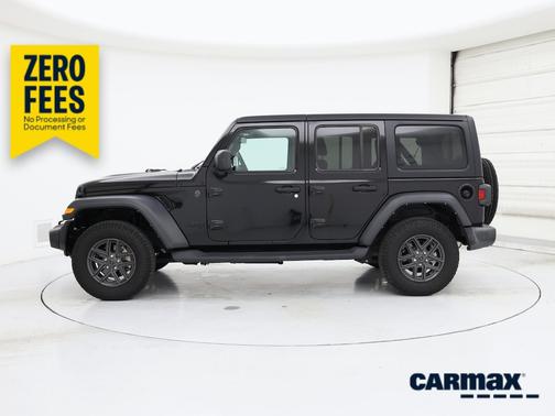 Black 2024 Jeep Wrangler Sport S