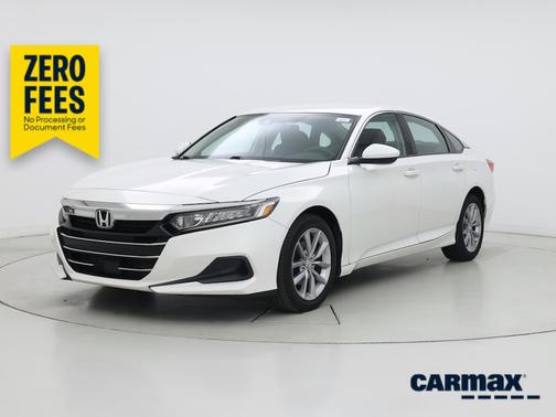 White 2021 Honda Accord LX