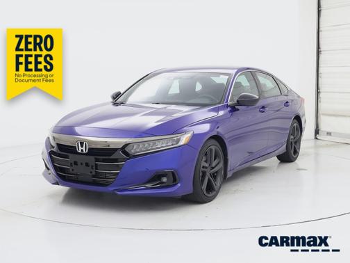 Blue 2022 Honda Accord Sport
