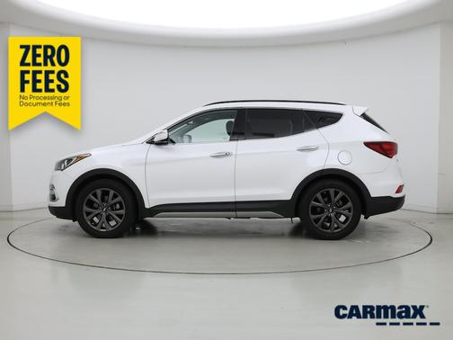White 2018 Hyundai Santa Fe Sport Ultimate