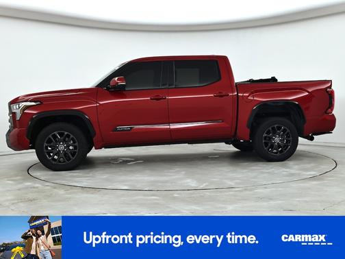 Red 2022 Toyota Tundra Platinum