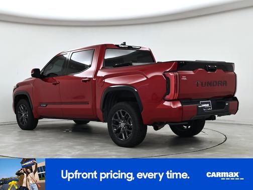 Red 2022 Toyota Tundra Platinum