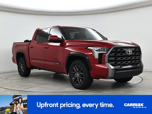Red 2022 Toyota Tundra Platinum