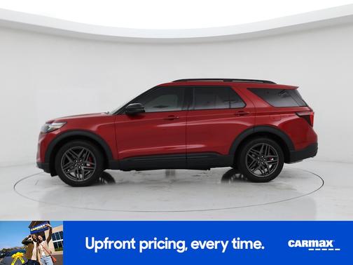 Red 2025 Ford Explorer ST