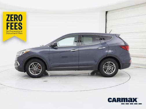 Blue 2018 Hyundai Santa Fe Sport