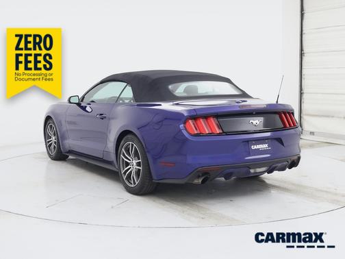 Blue 2016 Ford Mustang Ecoboost Premium