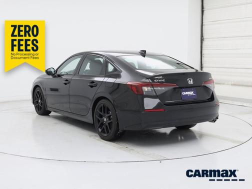 Black 2025 Honda Civic Sport