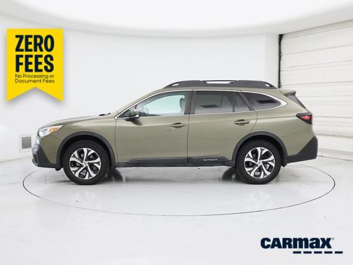 Green 2020 Subaru Outback Limited
