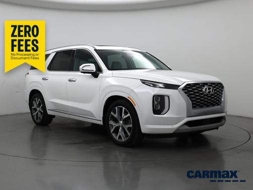 White 2021 Hyundai PALISADE Limited