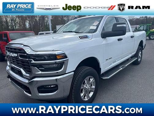Bright White Clearcoat 2025 RAM 2500 Big Horn