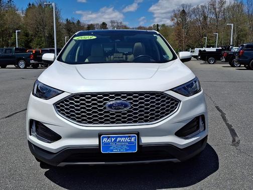 Star White Metallic Tri-Coat 2023 Ford Edge SEL