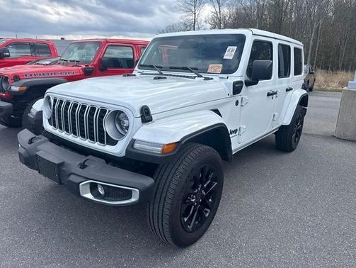 Bright White Clearcoat 2025 Jeep Wrangler 4xe Sahara