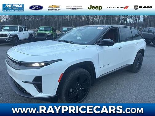 Bright White Clearcoat 2025 Jeep Wagoneer S Launch Edition