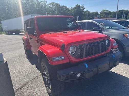 Firecracker Red Clearcoat 2024 Jeep Wrangler 4xe Sport