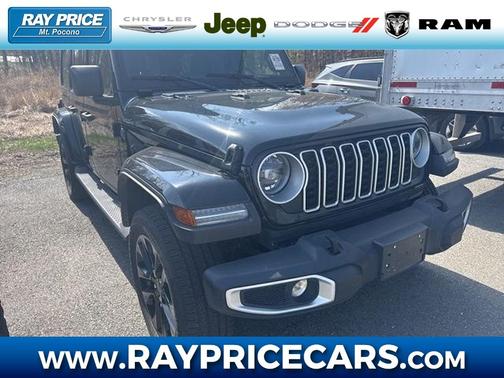 Black Clearcoat 2025 Jeep Wrangler 4xe Sahara