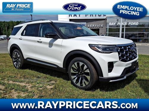 Star White 2026 Ford Explorer Platinum