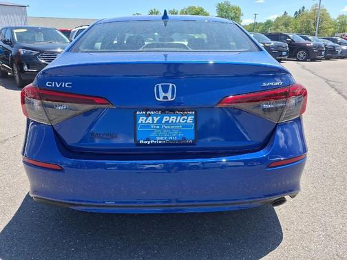 Aegean Blue Metallic 2024 Honda Civic Sport