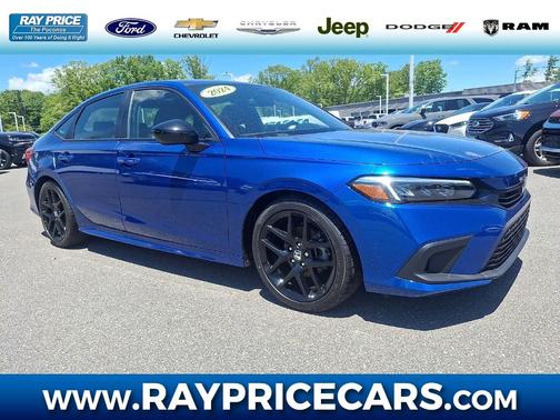 Aegean Blue Metallic 2024 Honda Civic Sport