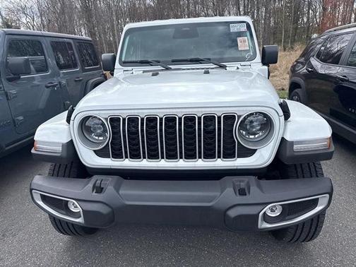 Bright White Clearcoat 2025 Jeep Wrangler 4xe Sahara