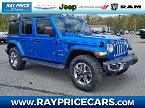 Hydro Blue Pearlcoat 2022 Jeep Wrangler Unlimited Sahara