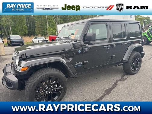 Black Clearcoat 2025 Jeep Wrangler 4xe Sahara
