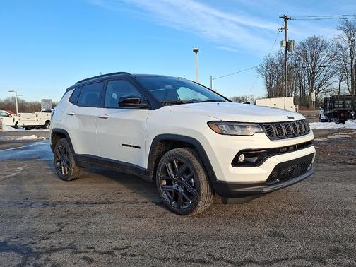 Bright White Clearcoat 2026 Jeep Compass Limited Altitude