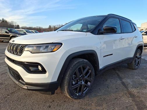 Bright White Clearcoat 2026 Jeep Compass Limited Altitude
