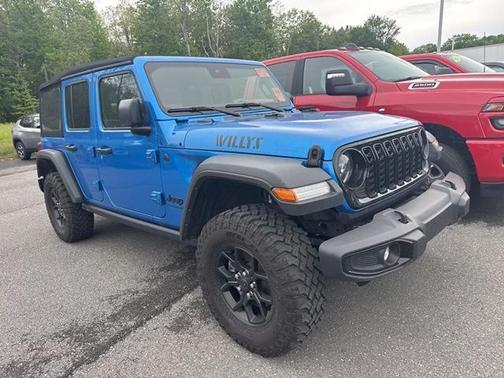 Hydro Blue Pearl 2024 Jeep Wrangler Sport