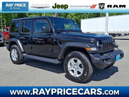 Black Clearcoat 2022 Jeep Wrangler Unlimited Sport S