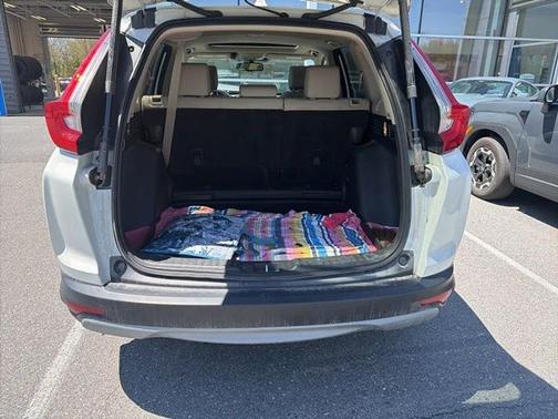 White Diamond Pearl 2018 Honda CR-V EX-L