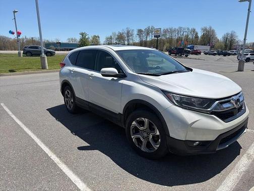 White Diamond Pearl 2018 Honda CR-V EX-L