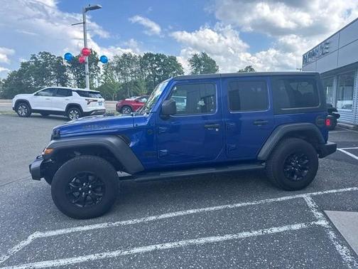 Ocean Blue Metallic 2020 Jeep Wrangler Unlimited Sport