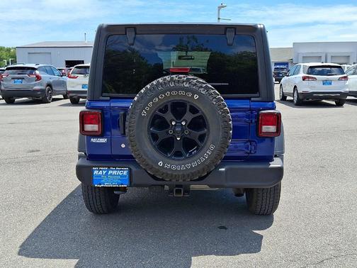 Ocean Blue Clearcoat Metallic 2020 Jeep Wrangler Unlimited Sport