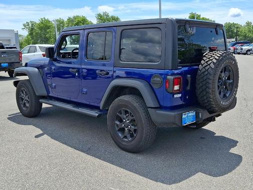 Ocean Blue Clearcoat Metallic 2020 Jeep Wrangler Unlimited Sport