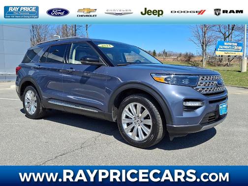 Infinite Blue Metallic Tinted Clearcoat 2021 Ford Explorer Limited