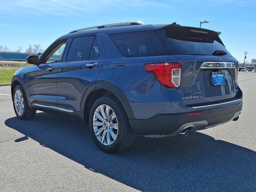 Infinite Blue Metallic Tinted Clearcoat 2021 Ford Explorer Limited