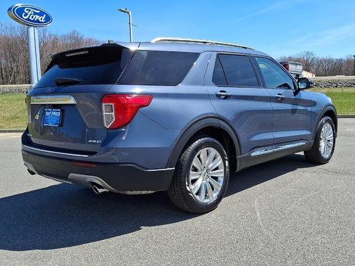 Infinite Blue Metallic Tinted Clearcoat 2021 Ford Explorer Limited
