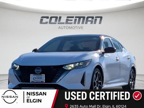 White 2025 Nissan Sentra SR